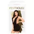 Penthouse Heart Rob - Neckholder-Kleid und String (schwarz) - M/L