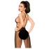 Penthouse Best Forplay - Spitzen-Body mit Tüllschal (schwarz) - L/XL