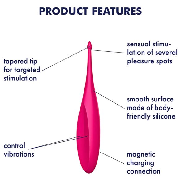 Satisfyer Twirling Fun - Akku, wasserdichter Klitorisvibrator (pink)