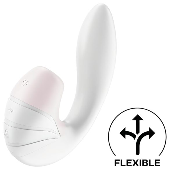 Satisfyer Supernova - Akkuvibrator mit Luftwellen 2in1 (weiß)