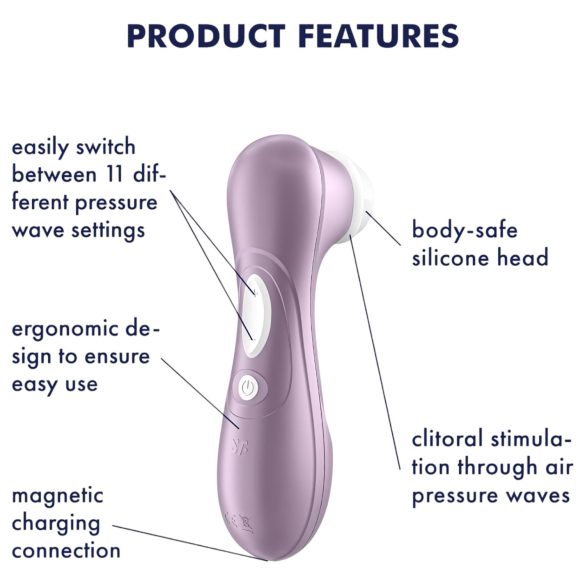 Satisfyer Pro 2 Gen2 - Wiederaufladbarer Klitoris-Stimulator (Violett)