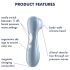 Satisfyer Pro 2 Gen2 - Wiederaufladbarer Luftdruck-Vibrator (Blau)