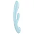 Satisfyer Triple Oh - wiederaufladbarer Vibrator mit Klitorisarm (blau)