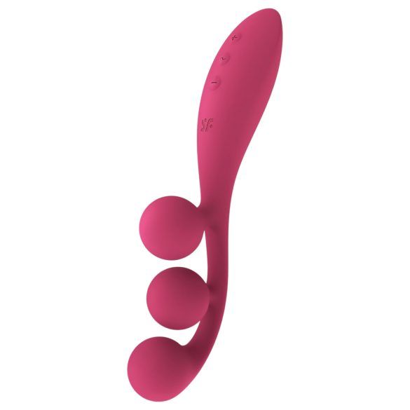 Satisfyer Tri Ball 1 - Akku, multifunktionaler Vibrator (rot)