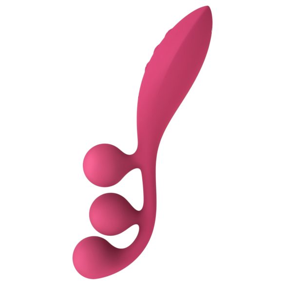 Satisfyer Tri Ball 1 - Akku, multifunktionaler Vibrator (rot)