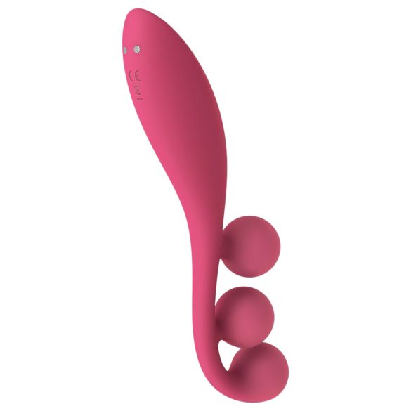 Satisfyer Tri Ball 1 - Akku, multifunktionaler Vibrator (rot)