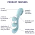 Satisfyer Tri Ball 2 - multifunktionaler Vibrator (Mint)