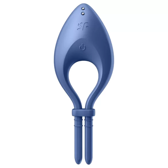 Satisfyer Bullseye - App-gesteuerter Vibrations-Penisring für Männer (blau)