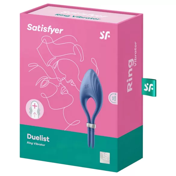 Satisfyer Duelist - Akku-Vibrationspenisring (blau)