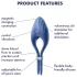 Satisfyer Duelist - Akku-Vibrationspenisring (blau)