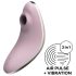 Satisfyer Vulva Lover 1 - Klitorisstimulator mit Luftimpulsen (Violett)