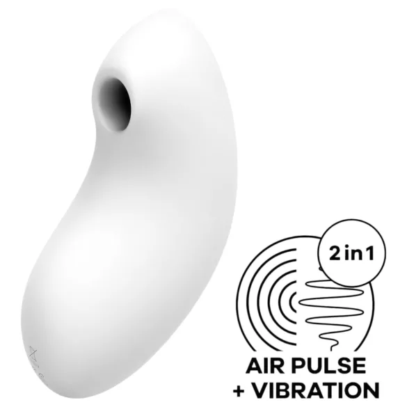 Satisfyer Vulva Lover 2 - Luftwellen-Klitorisvibrator (weiß)