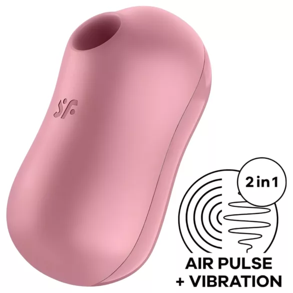 Satisfyer Cotton Candy - Druckwellen-Vibrator für Klitoris (Koralle)