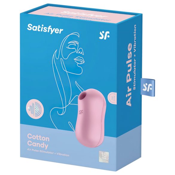 Satisfyer Cotton Candy - akkubetriebener Klitoris-Vibrator (lila)