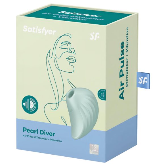 Satisfyer Pearl Diver - Luftwellentrillervibrator (Mint)