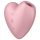 Satisfyer Cutie Heart - Akku Klitoris-Vibrator mit Luftdruckwellen (Pink)