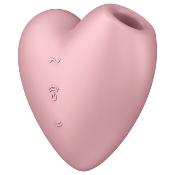 Satisfyer Cutie Heart - Akku Klitoris-Vibrator mit Luftdruckwellen (Pink)
