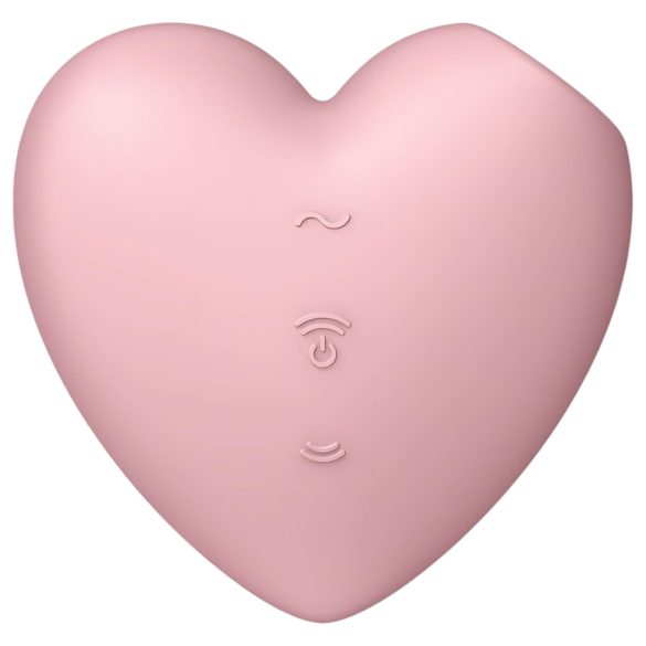 Satisfyer Cutie Heart - Akku Klitoris-Vibrator mit Luftdruckwellen (Pink)