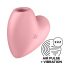 Satisfyer Cutie Heart - Akku Klitoris-Vibrator mit Luftdruckwellen (Pink)