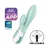 Satisfyer Air Pump Bunny 5 - App-gesteuerter aufpumpbarer Vibrator (Mint)