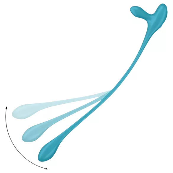 Satisfyer Plug & Play - Wiederaufladbarer Analvibrator & Penisring (blau)