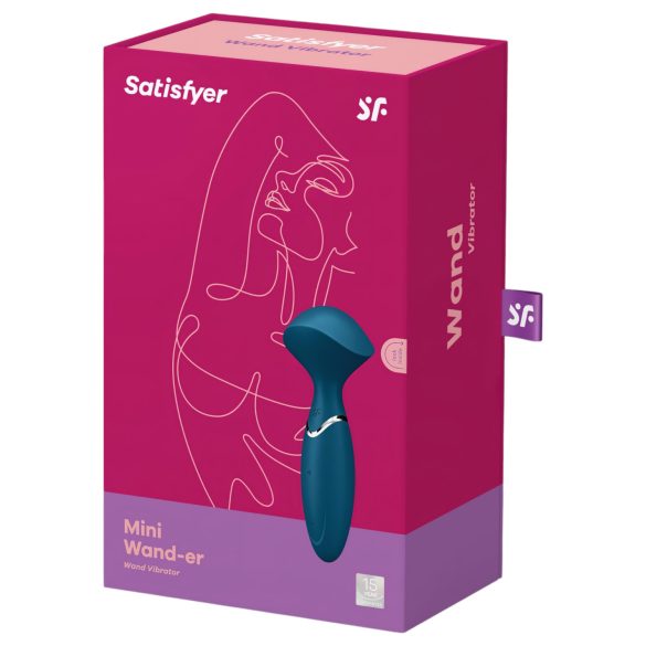 Satisfyer Mini Wand-er - wasserfester Massage-Vibrator (blau)