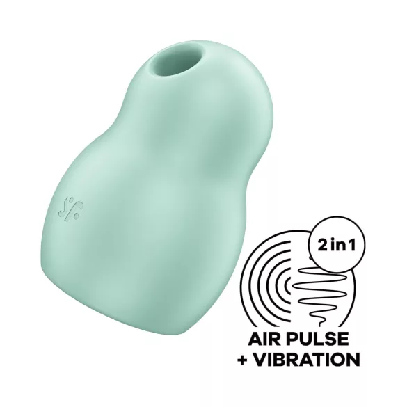 Satisfyer Pro To Go 1 - wiederaufladbarer, luftdruckbasierter Klitoris-Stimulator (Mint)