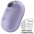 Satisfyer Pro To Go 2 - wiederaufladbarer, luftdruck‑Vibrator für die Klitoris (violett)