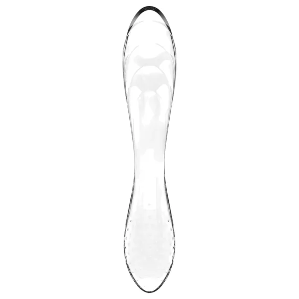 Satisfyer Dazzling Crystal 1 - beidseitiger Glasdildo (transparent)