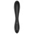 Satisfyer Dazzling Crystal 1 - doppelseitiger Glas-Dildo (schwarz)
