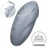 Satisfyer Tap & Climax 1 - 2in1 Klitoris-Vibrator (grau)