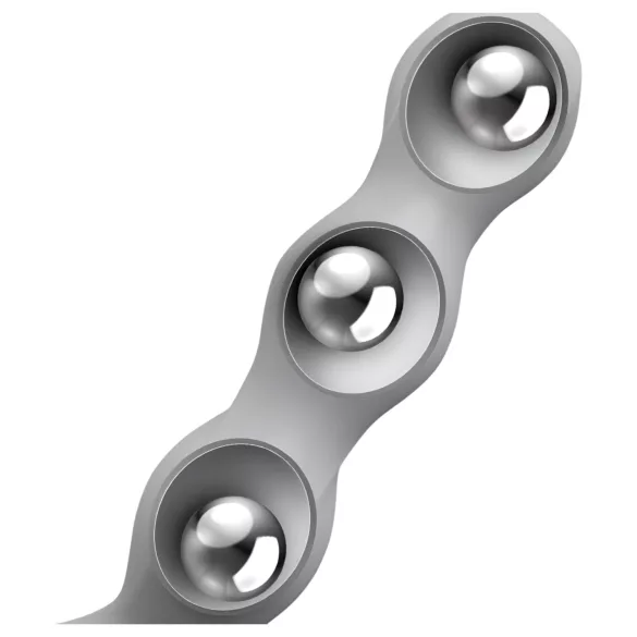 Satisfyer Triple Ball-R - Perlendildo (grau)