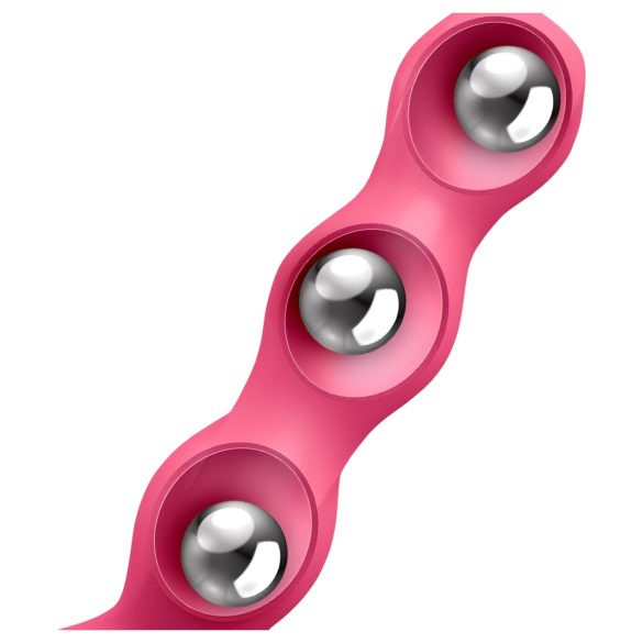 Satisfyer Triple Ball-R - Perlen-Analvibrator (Pink)
