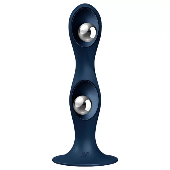 Satisfyer Double Ball-R - Gewichts-Dildo (Blau)