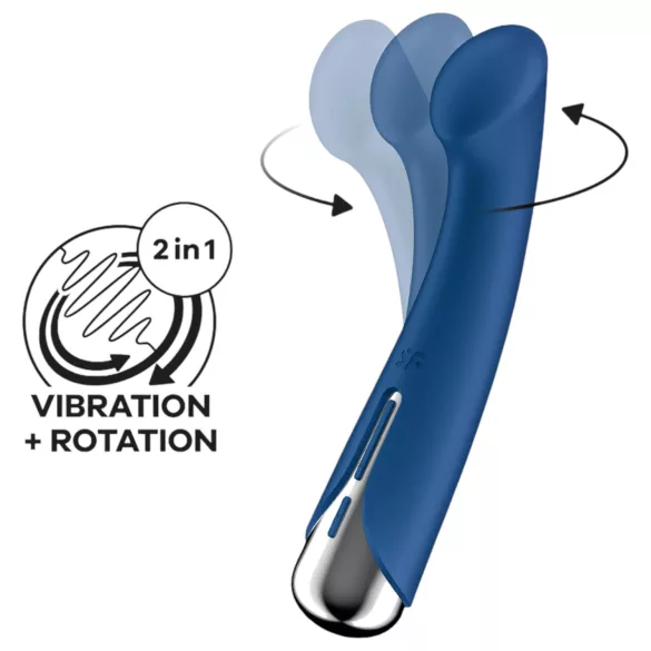 Satisfyer Spinning G-Spot 1 - Drehender G-Punkt Vibrator (Blau)