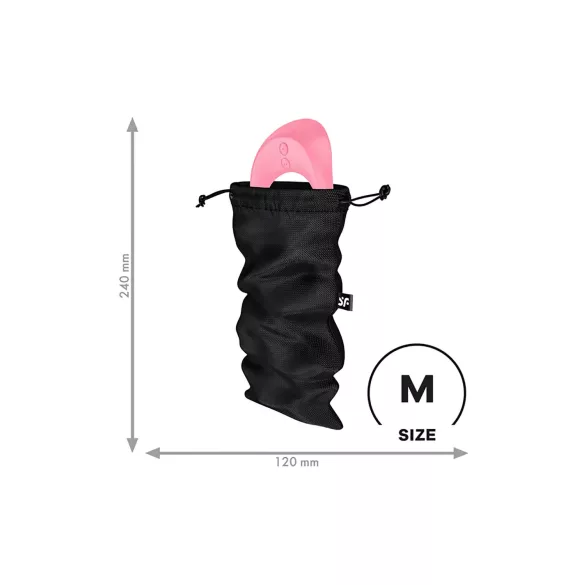 Satisfyer Treasure Bag - mittelgroße Aufbewahrungstasche (schwarz)