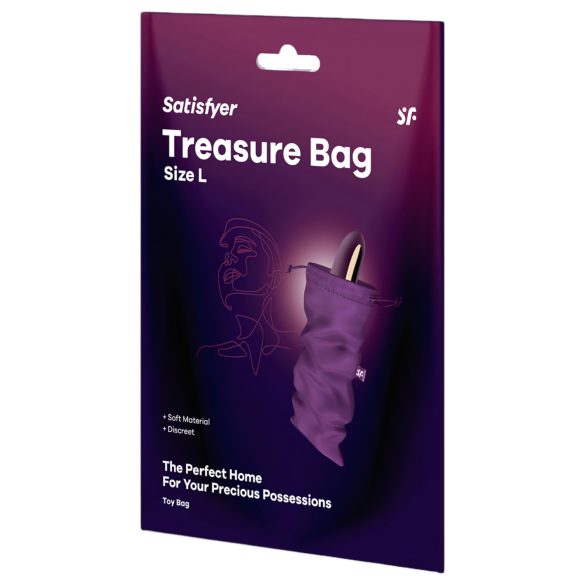 Satisfyer Treasure Bag L - Aufbewahrungstasche - mittelgroß (lila)