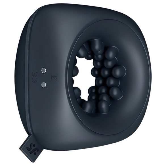 Satisfyer Ring Stroker - Akku-Vibrator-Masturbator (Schwarz)