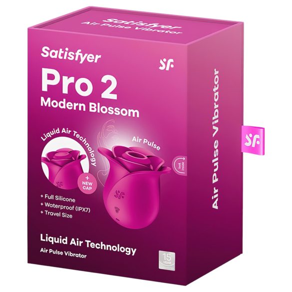 Satisfyer Pro 2 Modern Blossom - Luftwellen-Klitoris-Stimulator (Rosa)