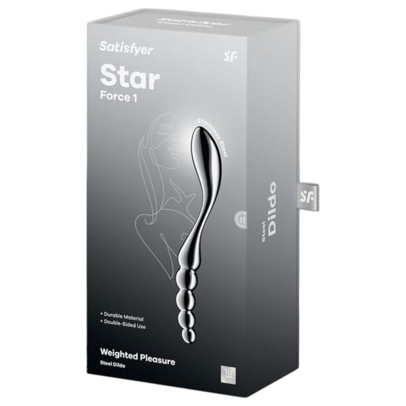 Satisfyer Star Force 1 - Kugelstahl-Dildo (Silber)
