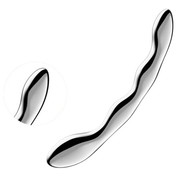Satisfyer Cosmic Crest 2 - Wellenstahl-Dildo (Silber)