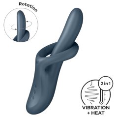   Satisfyer Heat Flex 4 - Erwärmender Klitoris-Arm-Vibrator (grau)