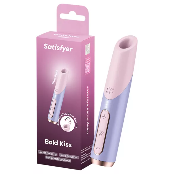 Satisfyer Bold Kiss - Luftdruck-Lippenstiftvibrator (rosa)