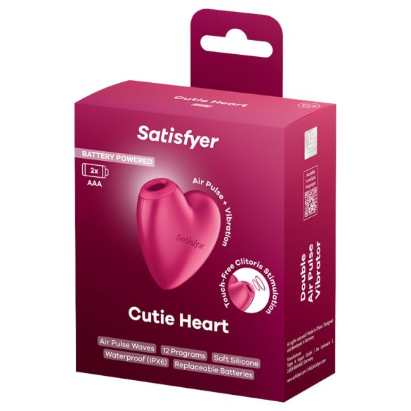 Satisfyer Cutie Heart - Luftwellen-Klitorisstimulator (Pink)
