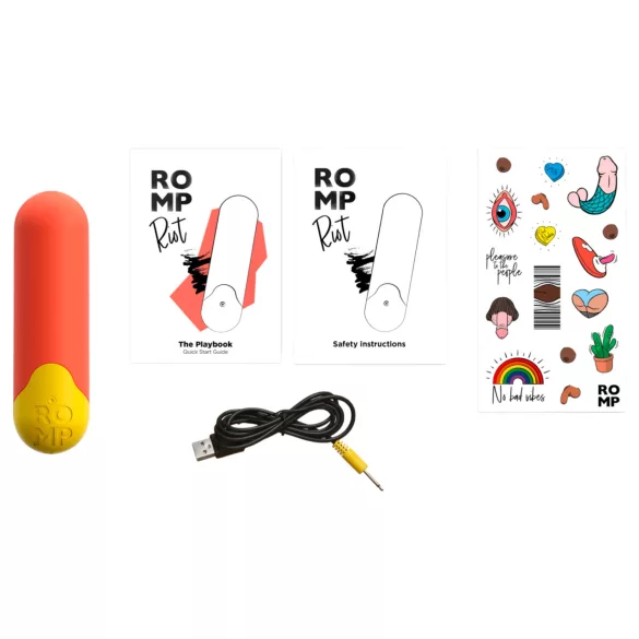 ROMP Riot - Mini-Vibrator (Orange)