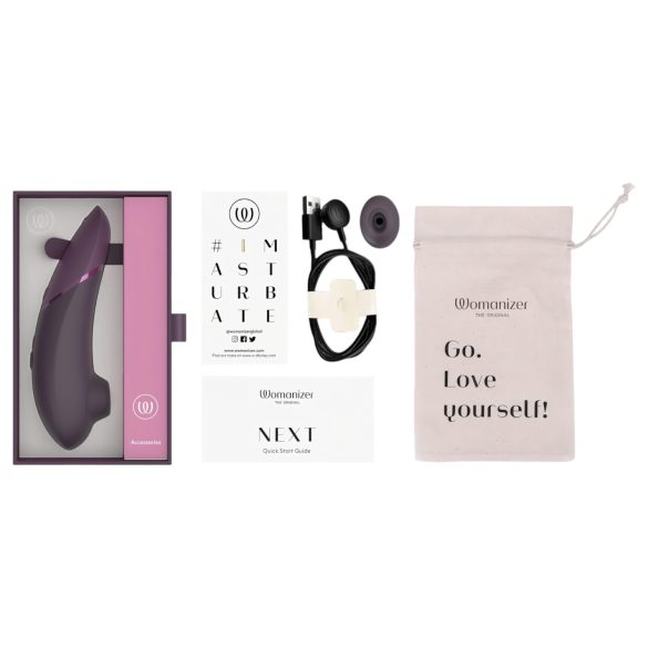 Womanizer Next - Akku-Luftwellen-Klitoris-Stimulator (Lila)
