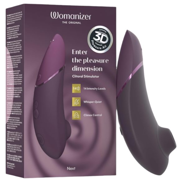 Womanizer Next - Akku-Luftwellen-Klitoris-Stimulator (Lila)