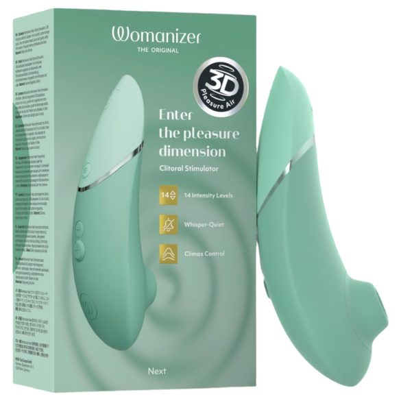 Womanizer Next - wiederaufladbarer, druckwellenbasierter Klitorisstimulator (Salbei)