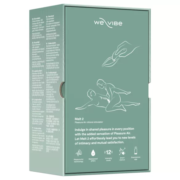 We-Vibe Melt 2 - App-gesteuerter Druckwellen-Klitorisstimulator (türkis)