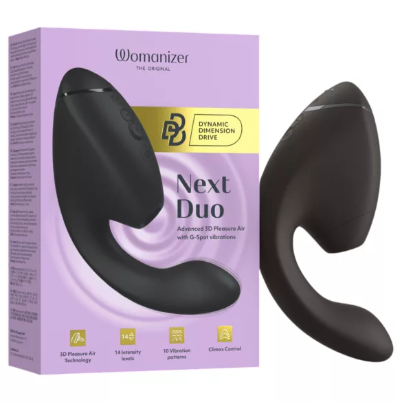 Womanizer Next Duo - 2-in-1 G-Punkt Vibrator (schwarz)